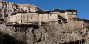 Tetang Village on the Upper Mustang trek in Nepal