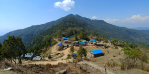 Panchase Bhanjyang on the Panchase trek in Nepal